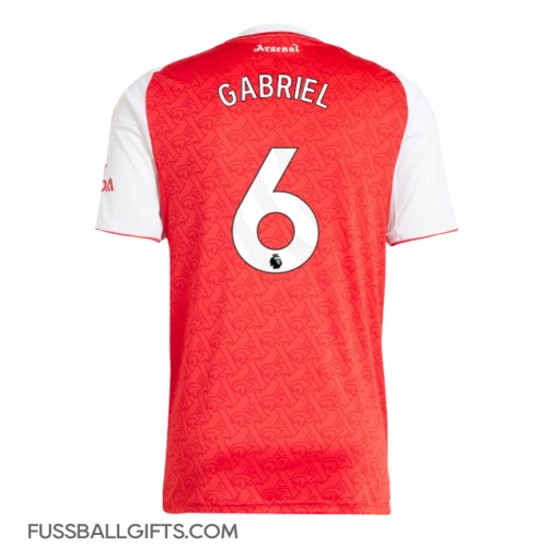 Arsenal Gabriel Magalhaes #6 Fußballbekleidung Heimtrikot 2025-26 Kurzarm